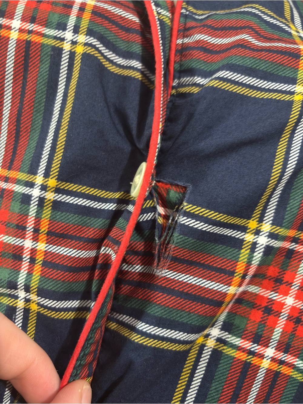 J. Crew Stewart Tartan Plaid Pajama Set Size XS 100% Cotton PJ - Picture 9 of 11